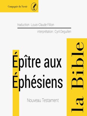 cover image of Épître aux Éphésiens
